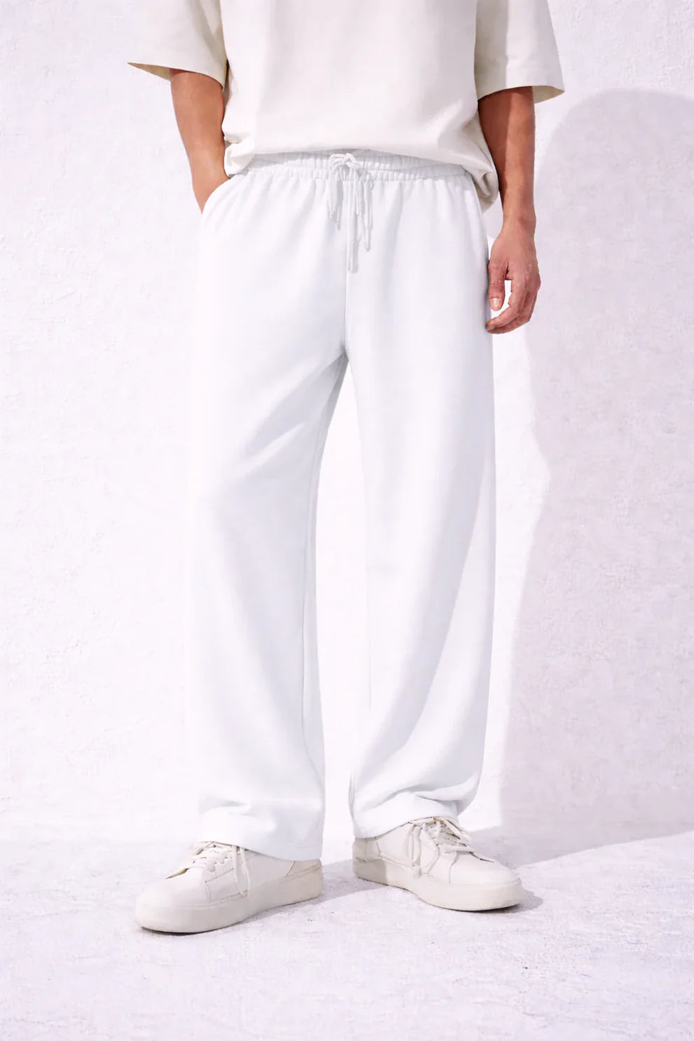 Loose Fit Straight Trousers
